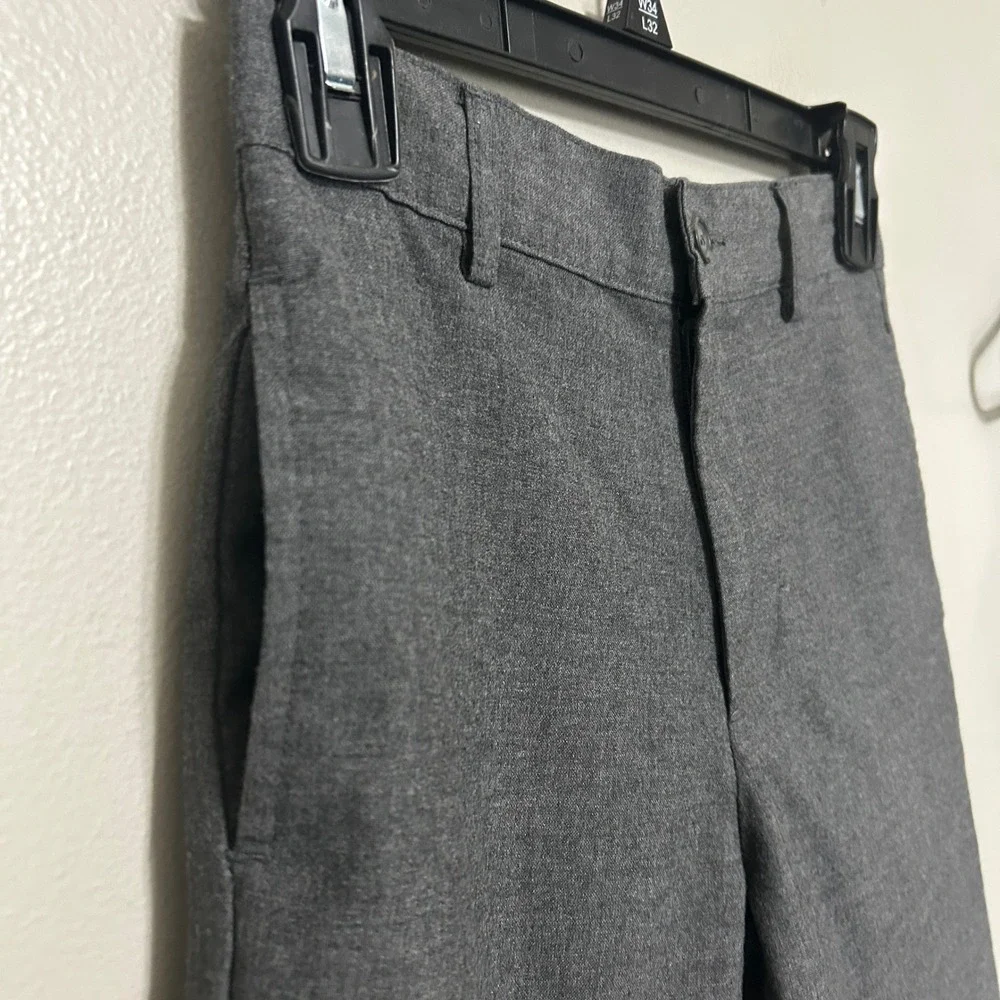 George Cat & Jack 2 Piece Vest and Pants Suit Set Kids 8 Grey Glen Plaid Formal